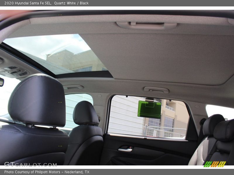 Quartz White / Black 2020 Hyundai Santa Fe SEL