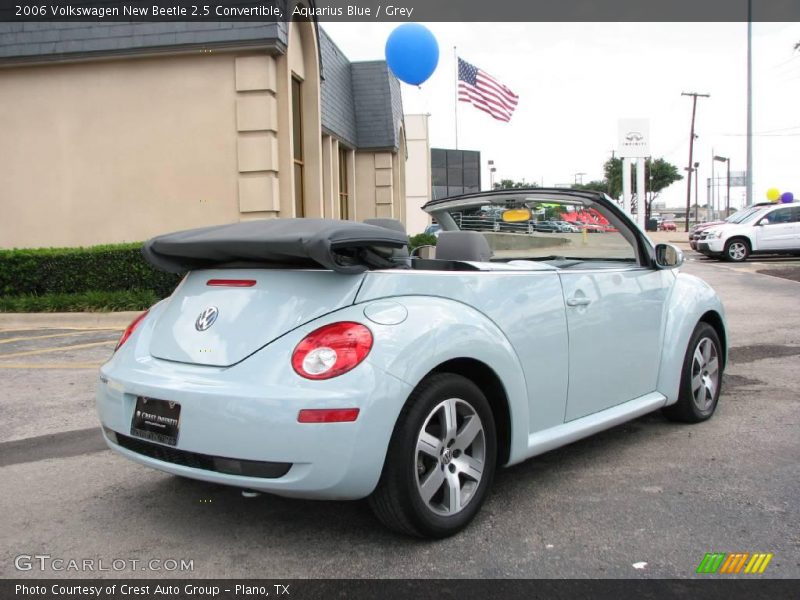 Aquarius Blue / Grey 2006 Volkswagen New Beetle 2.5 Convertible