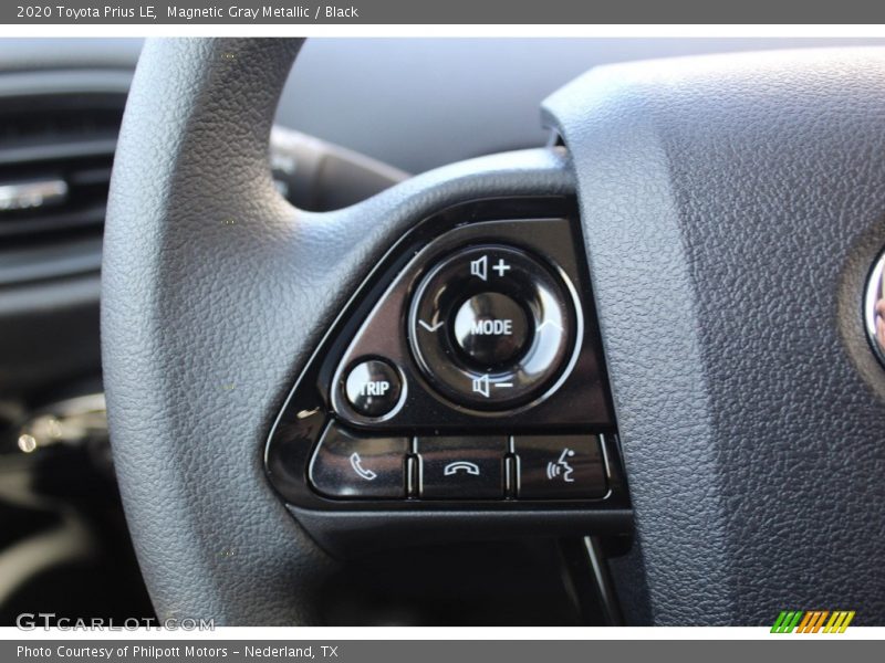 Magnetic Gray Metallic / Black 2020 Toyota Prius LE