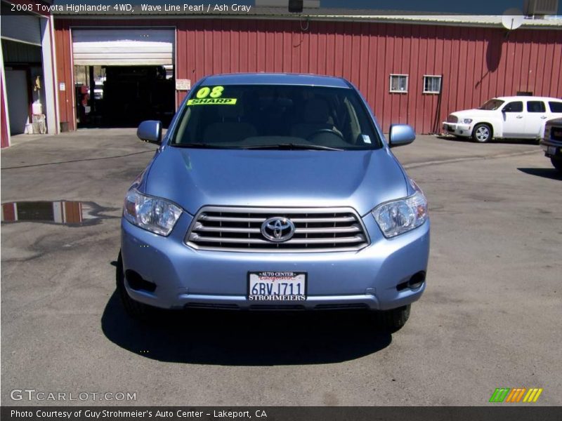 Wave Line Pearl / Ash Gray 2008 Toyota Highlander 4WD