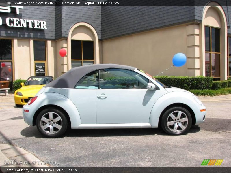 Aquarius Blue / Grey 2006 Volkswagen New Beetle 2.5 Convertible