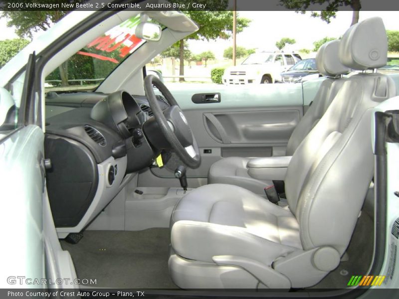 Aquarius Blue / Grey 2006 Volkswagen New Beetle 2.5 Convertible