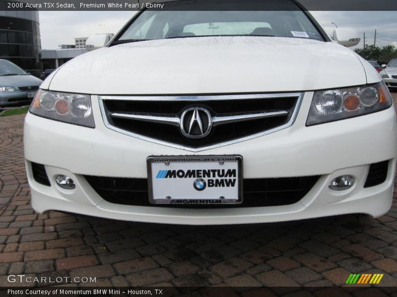 Premium White Pearl / Ebony 2008 Acura TSX Sedan