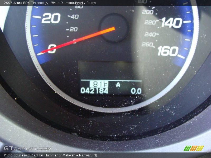 White Diamond Pearl / Ebony 2007 Acura RDX Technology