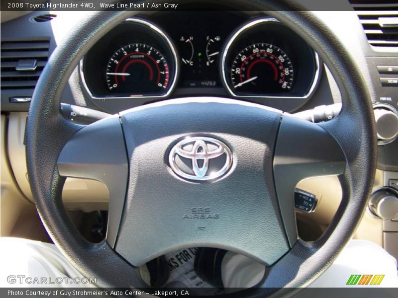 Wave Line Pearl / Ash Gray 2008 Toyota Highlander 4WD