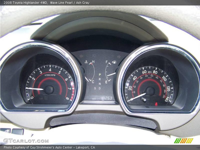 Wave Line Pearl / Ash Gray 2008 Toyota Highlander 4WD
