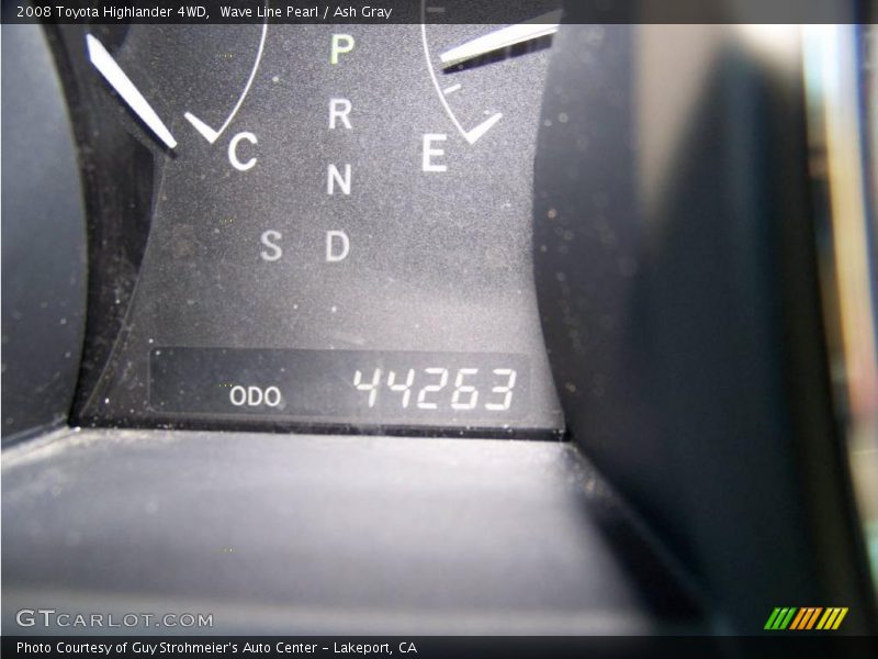 Wave Line Pearl / Ash Gray 2008 Toyota Highlander 4WD