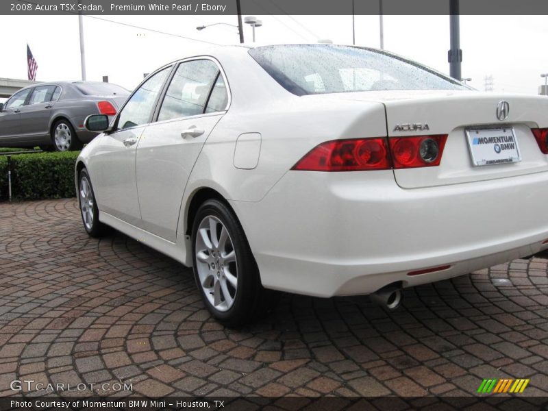 Premium White Pearl / Ebony 2008 Acura TSX Sedan