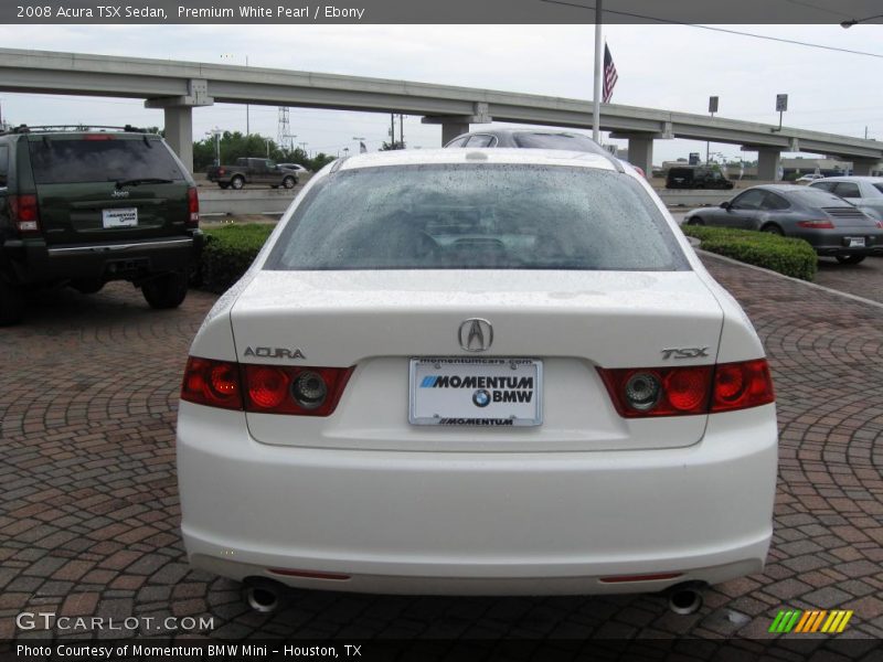 Premium White Pearl / Ebony 2008 Acura TSX Sedan