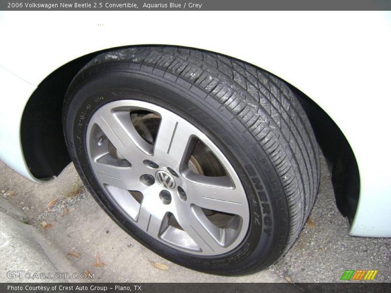 Aquarius Blue / Grey 2006 Volkswagen New Beetle 2.5 Convertible