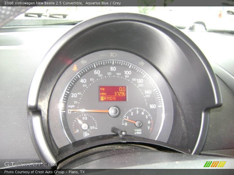 Aquarius Blue / Grey 2006 Volkswagen New Beetle 2.5 Convertible