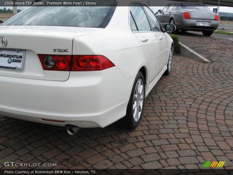 Premium White Pearl / Ebony 2008 Acura TSX Sedan