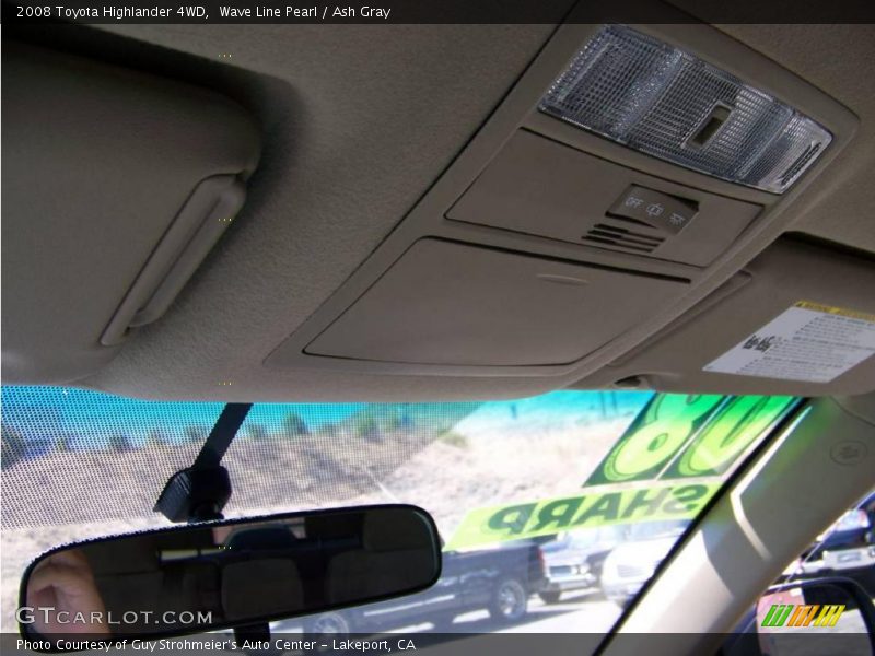 Wave Line Pearl / Ash Gray 2008 Toyota Highlander 4WD