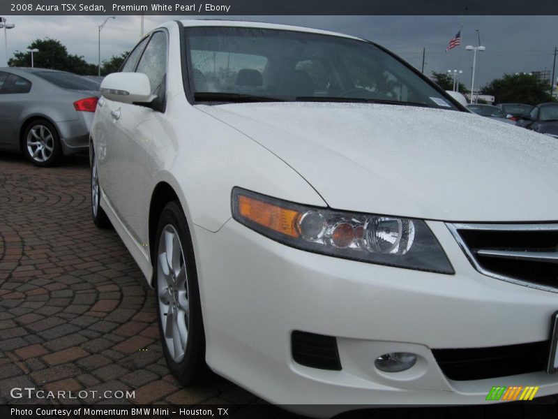Premium White Pearl / Ebony 2008 Acura TSX Sedan