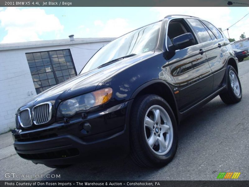 Jet Black / Beige 2001 BMW X5 4.4i