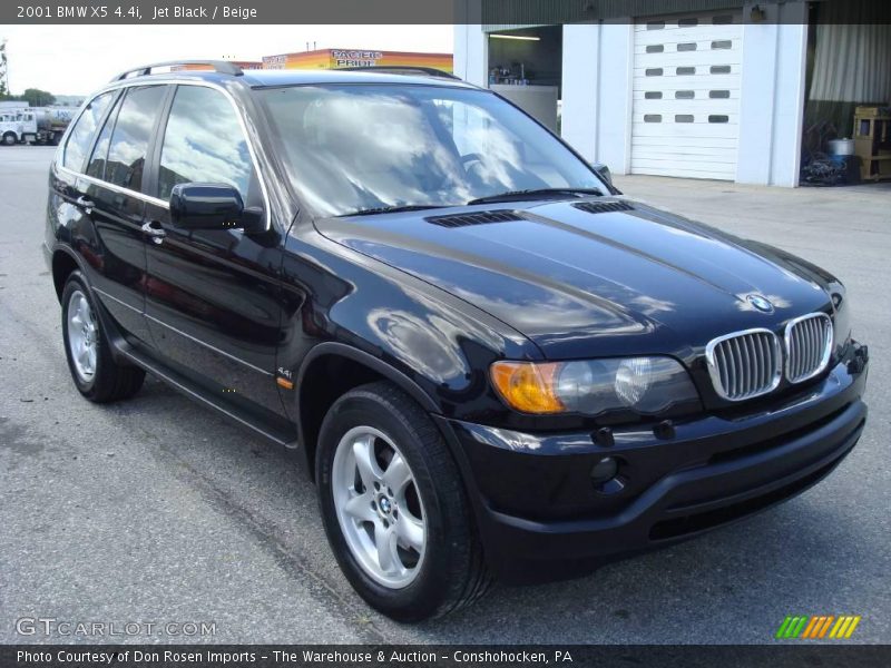 Jet Black / Beige 2001 BMW X5 4.4i