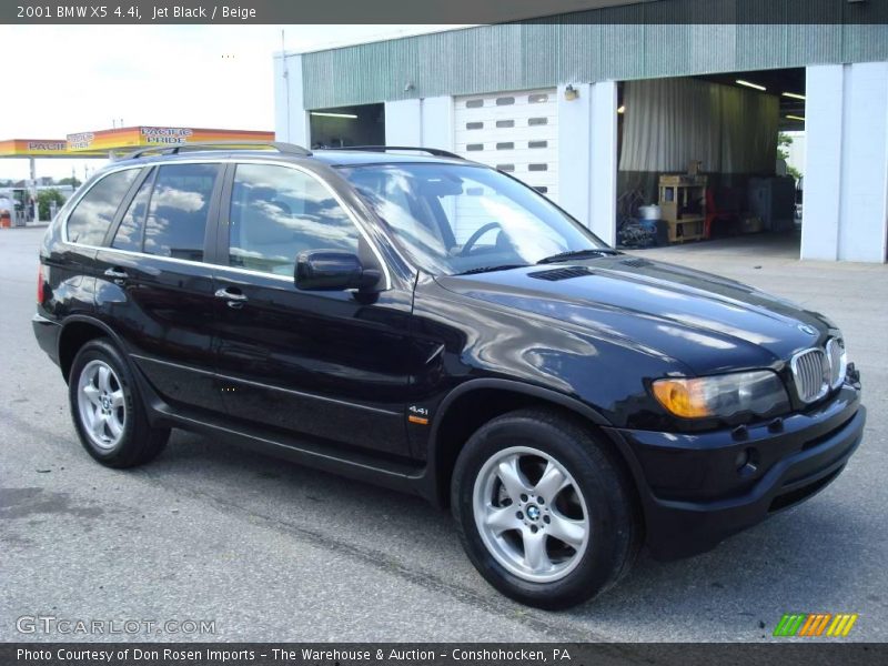 Jet Black / Beige 2001 BMW X5 4.4i