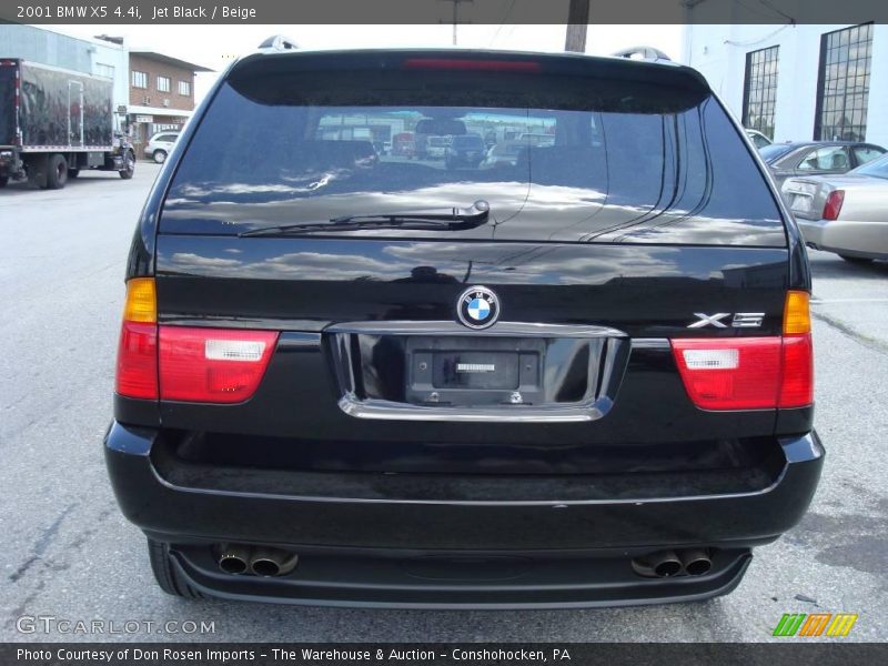 Jet Black / Beige 2001 BMW X5 4.4i