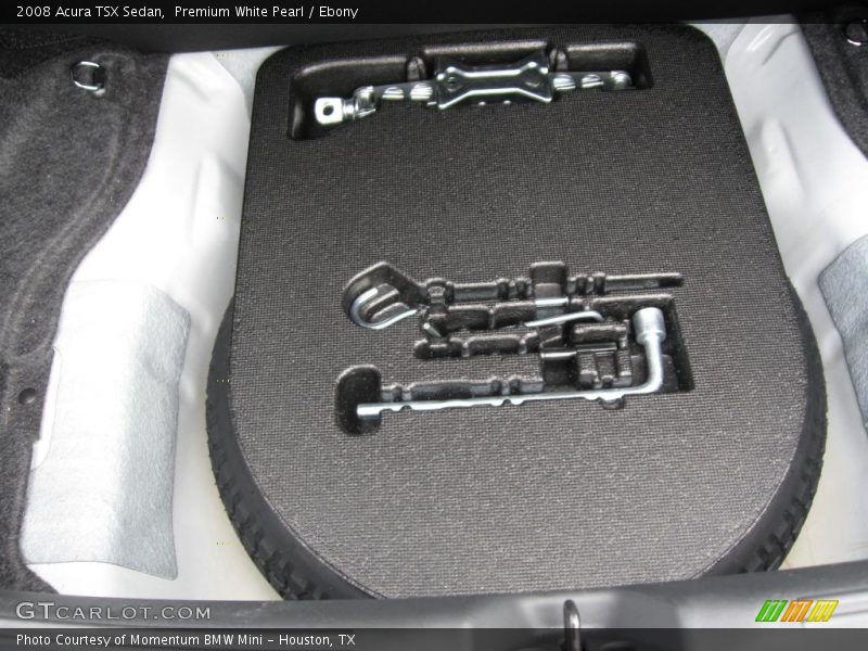 Premium White Pearl / Ebony 2008 Acura TSX Sedan