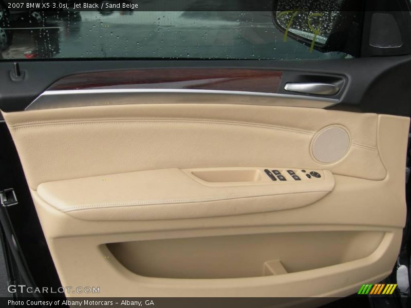 Jet Black / Sand Beige 2007 BMW X5 3.0si
