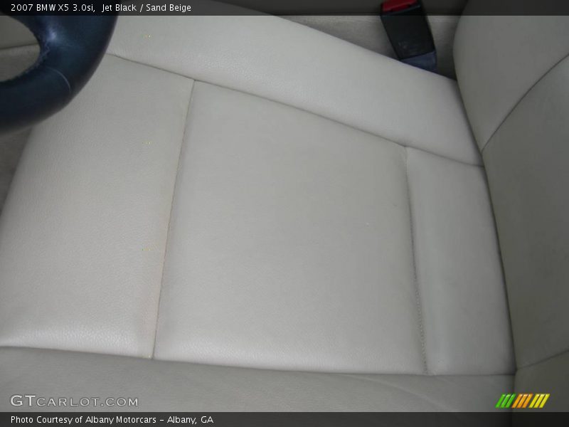 Jet Black / Sand Beige 2007 BMW X5 3.0si