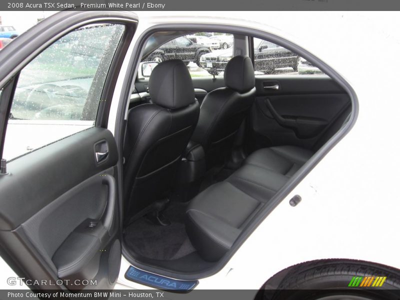 Premium White Pearl / Ebony 2008 Acura TSX Sedan