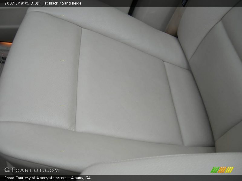 Jet Black / Sand Beige 2007 BMW X5 3.0si