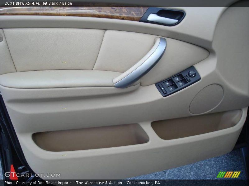 Jet Black / Beige 2001 BMW X5 4.4i