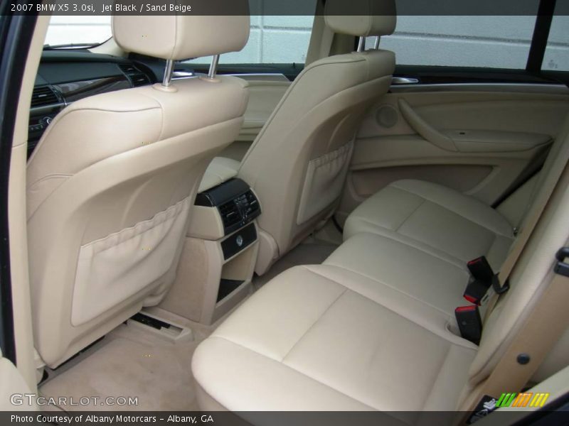 Jet Black / Sand Beige 2007 BMW X5 3.0si