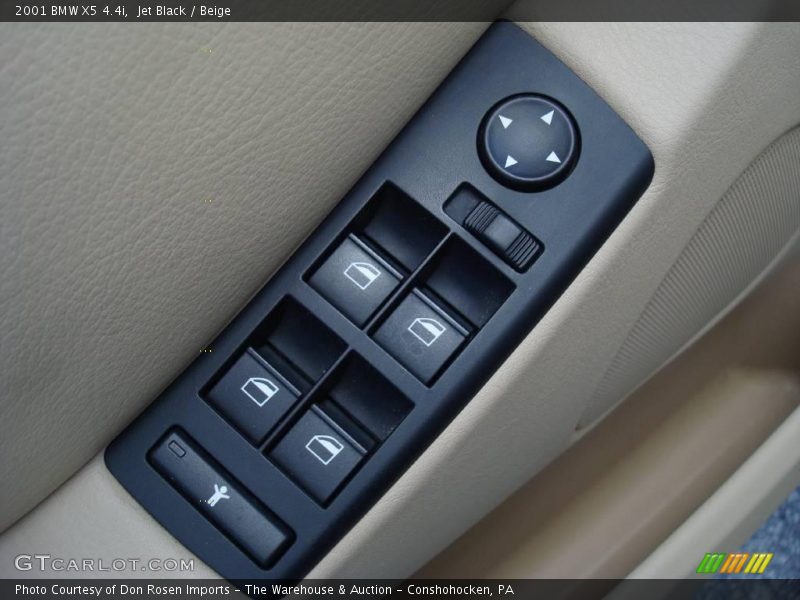 Jet Black / Beige 2001 BMW X5 4.4i