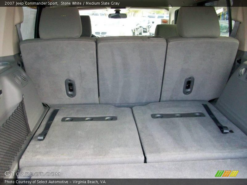 Stone White / Medium Slate Gray 2007 Jeep Commander Sport