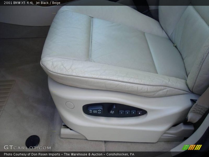 Jet Black / Beige 2001 BMW X5 4.4i