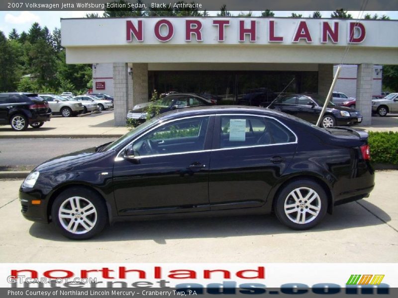 Black / Anthracite 2007 Volkswagen Jetta Wolfsburg Edition Sedan