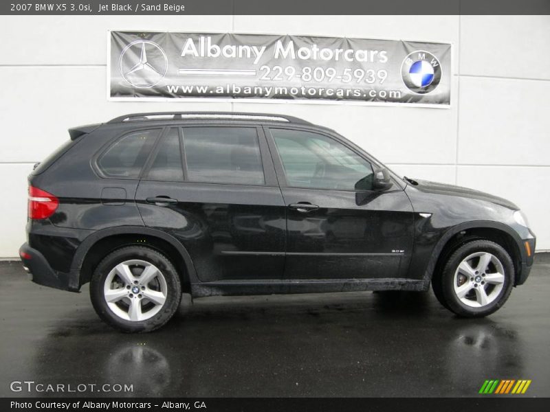 Jet Black / Sand Beige 2007 BMW X5 3.0si