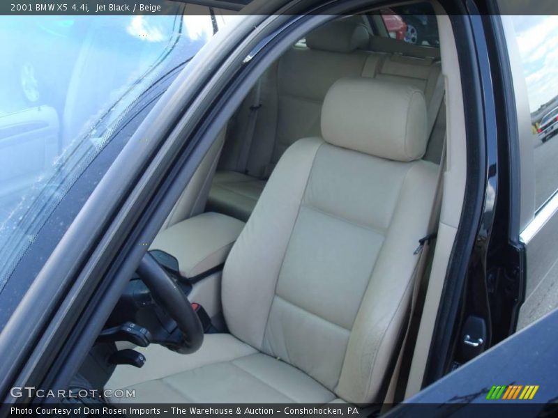 Jet Black / Beige 2001 BMW X5 4.4i