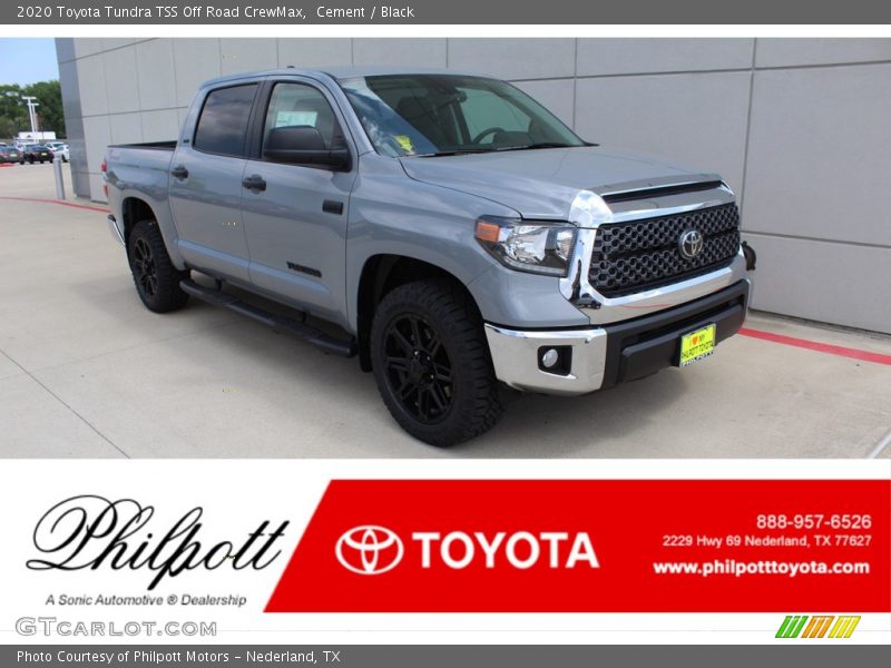 Cement / Black 2020 Toyota Tundra TSS Off Road CrewMax