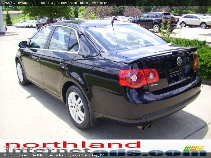 Black / Anthracite 2007 Volkswagen Jetta Wolfsburg Edition Sedan