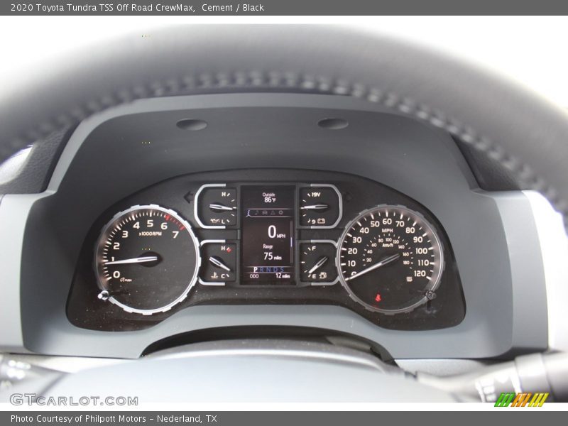 Cement / Black 2020 Toyota Tundra TSS Off Road CrewMax