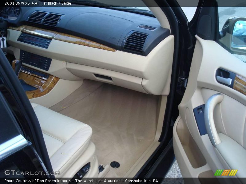 Jet Black / Beige 2001 BMW X5 4.4i
