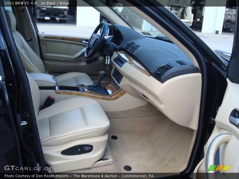 Jet Black / Beige 2001 BMW X5 4.4i