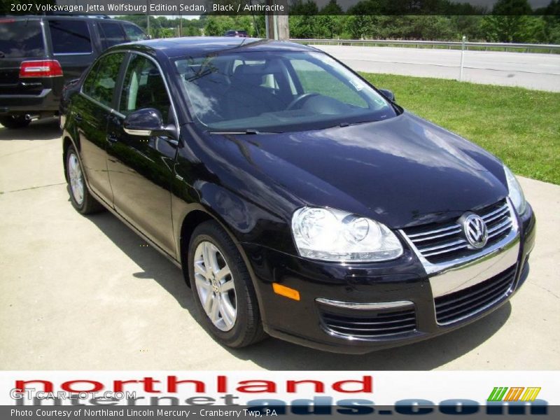 Black / Anthracite 2007 Volkswagen Jetta Wolfsburg Edition Sedan