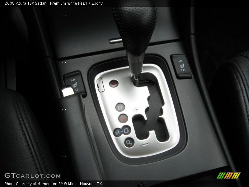 Premium White Pearl / Ebony 2008 Acura TSX Sedan
