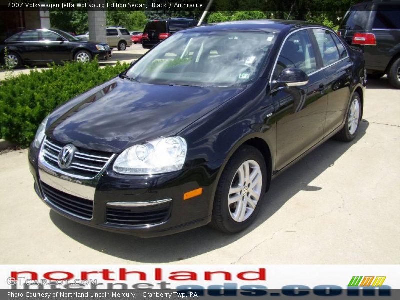 Black / Anthracite 2007 Volkswagen Jetta Wolfsburg Edition Sedan