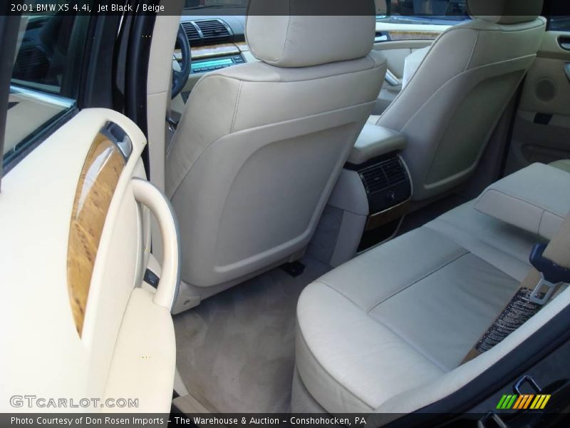 Jet Black / Beige 2001 BMW X5 4.4i