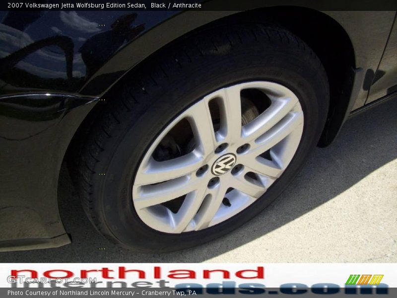 Black / Anthracite 2007 Volkswagen Jetta Wolfsburg Edition Sedan