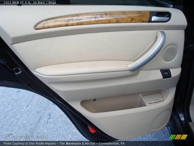 Jet Black / Beige 2001 BMW X5 4.4i