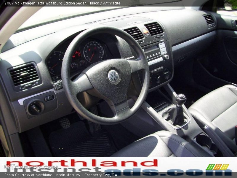 Black / Anthracite 2007 Volkswagen Jetta Wolfsburg Edition Sedan