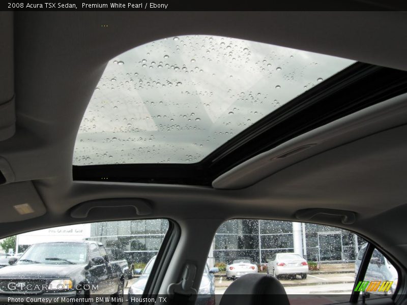 Premium White Pearl / Ebony 2008 Acura TSX Sedan