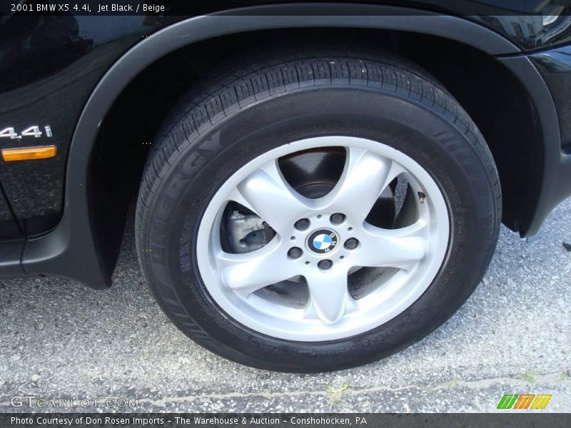 Jet Black / Beige 2001 BMW X5 4.4i