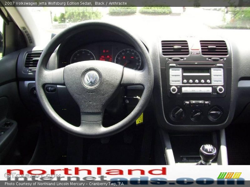 Black / Anthracite 2007 Volkswagen Jetta Wolfsburg Edition Sedan